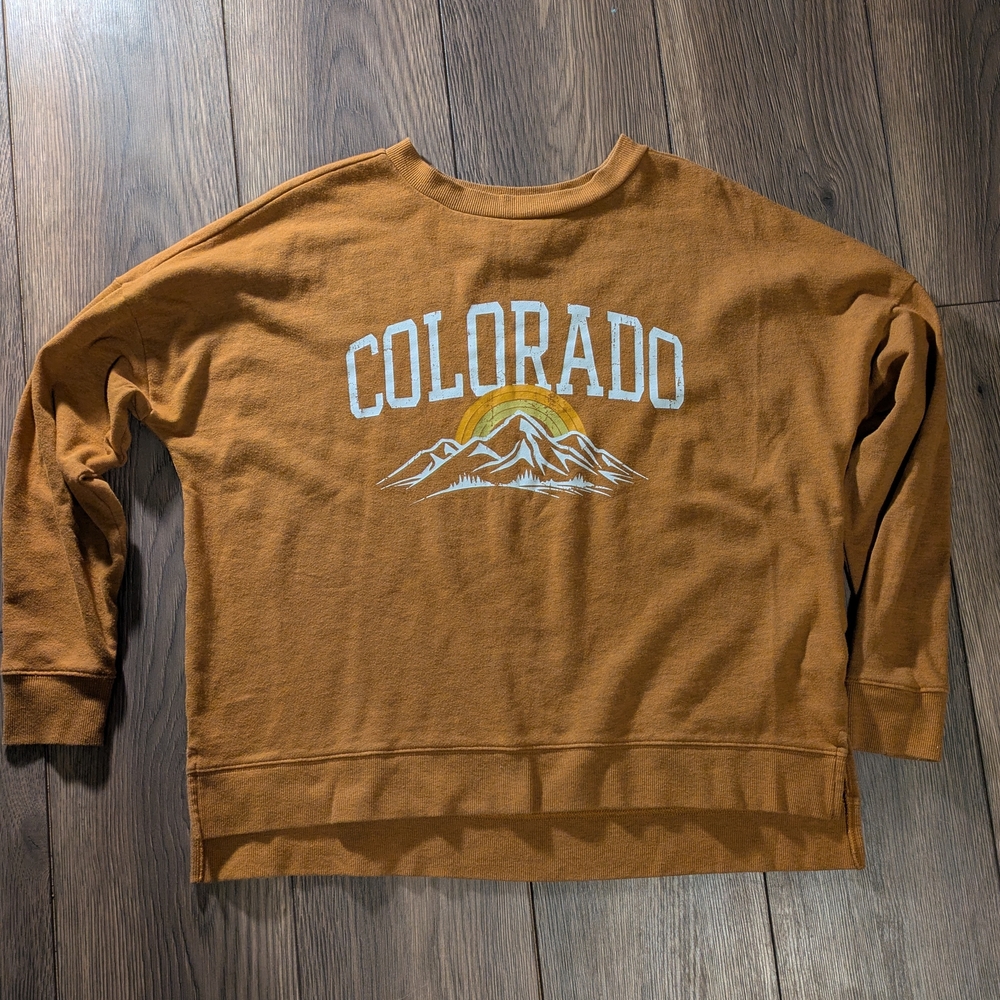 Colsie Cozy Brown Knit Top